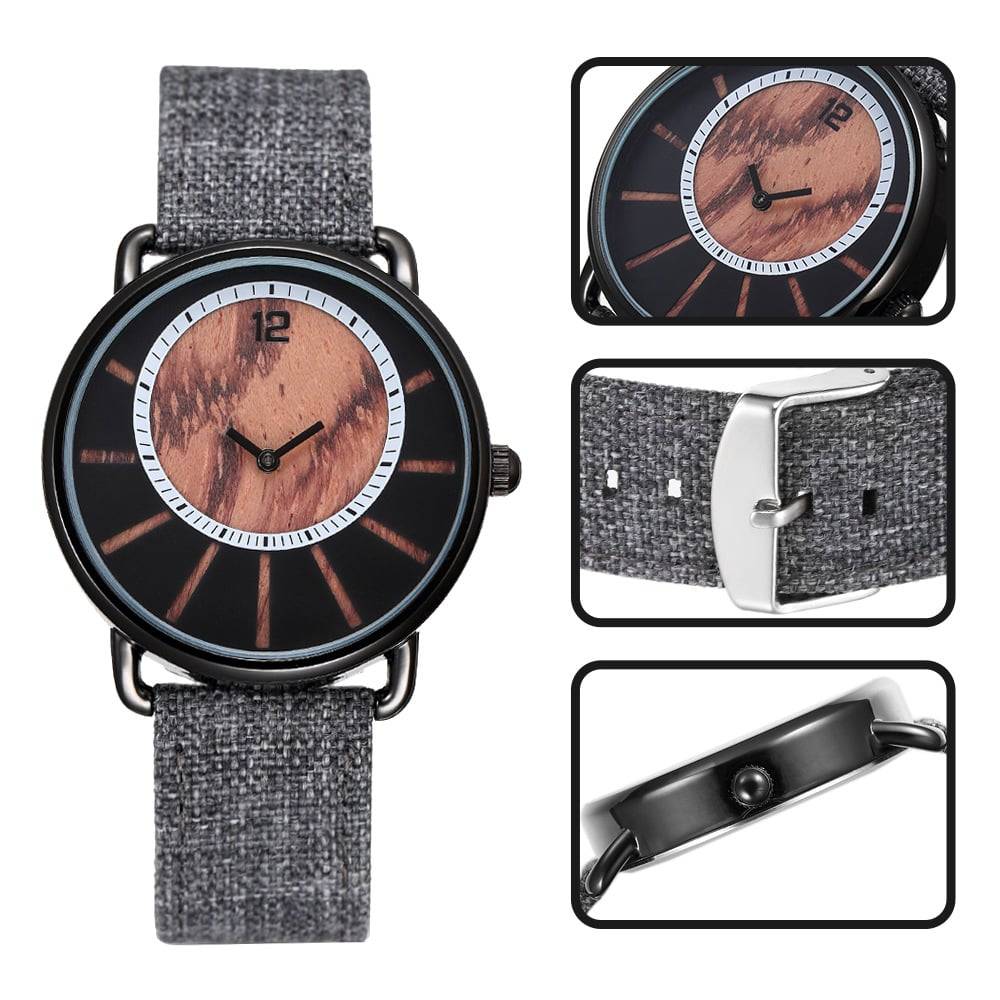 New Waterproof Quartz Two-Pin Men's Watch